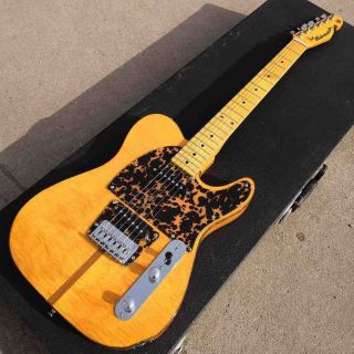 Custom Prince HS Anderson Hohner Madcats Mad Cats Amber Yellow Flame Maple Top Electric Guitar