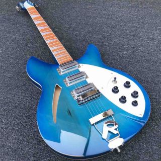 Custom Ricken 360 Electric Guitar in Blue Burst