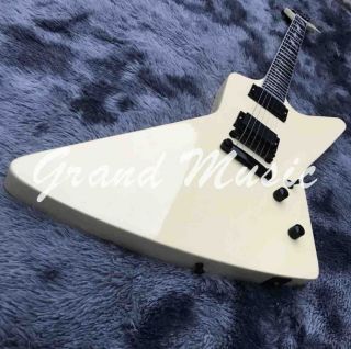 Custom 6 Strings in White Grand Irregular Electric Guitar Accept Guitar Bass Any Shape CUSTOMIZED