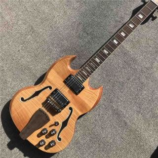 Custom Half Hollow Body Electric Guitar