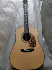 Custom AAAAA Solid Rosewood Back Side Guitar D28 Dreadnought D-28 Acoustic Guitar Ebony Fingerboard