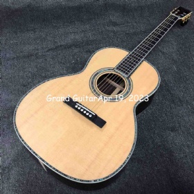 Custom 39 Inch OOO Body Solid Wood Acoustic Guitar in Natural Color