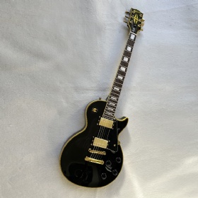 Custom GLP electric guitar in black color