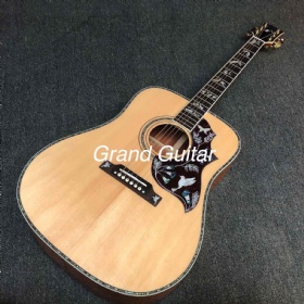 Custom Dove Style 41 Inch KOA Back Side Acoustic Guitar Solid Spruce Top Accept Guitar OEM