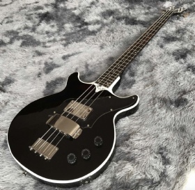 2023 New Style Gene Simmons Electric Bass Guitar 4 String Bass 24 Frets Professional Electric Bass Guitar in Black Color