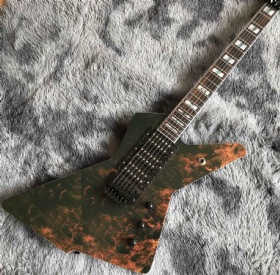 Custom Iban Destroyer Style Special Body Electric Guitar in Green
