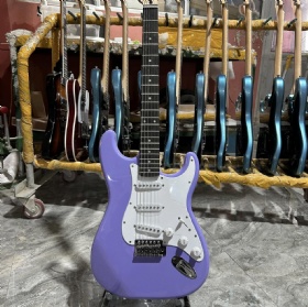 Custom Grand Electric Guitar, Mahogany Body, Purple Color, Rosewood Fingerboard