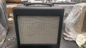 Custom Fender Clone Point to Point 5F2A Champ Guitar Amp Combo 10 Inch Celestion Speaker Tone Control in Black
