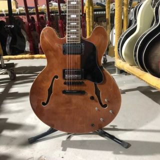 Custom Semi Hollow Body ES-335 Version Electric Guitar in Brown Color