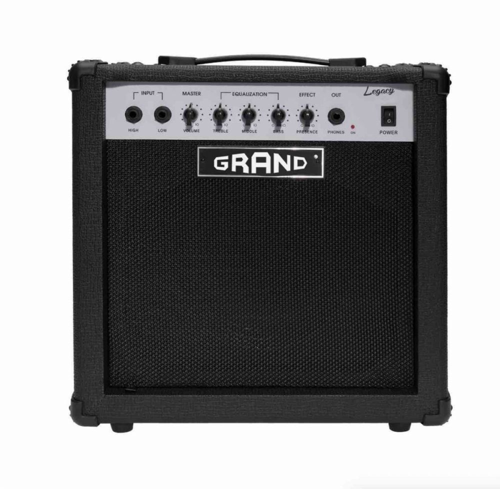25W Solid State Bass Amplifier Combo in Black