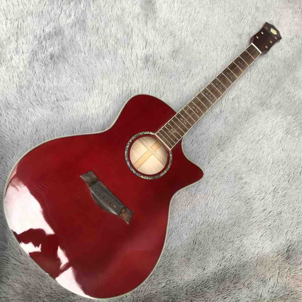 614 Flamed Maple AAAA Acoustic Guitar