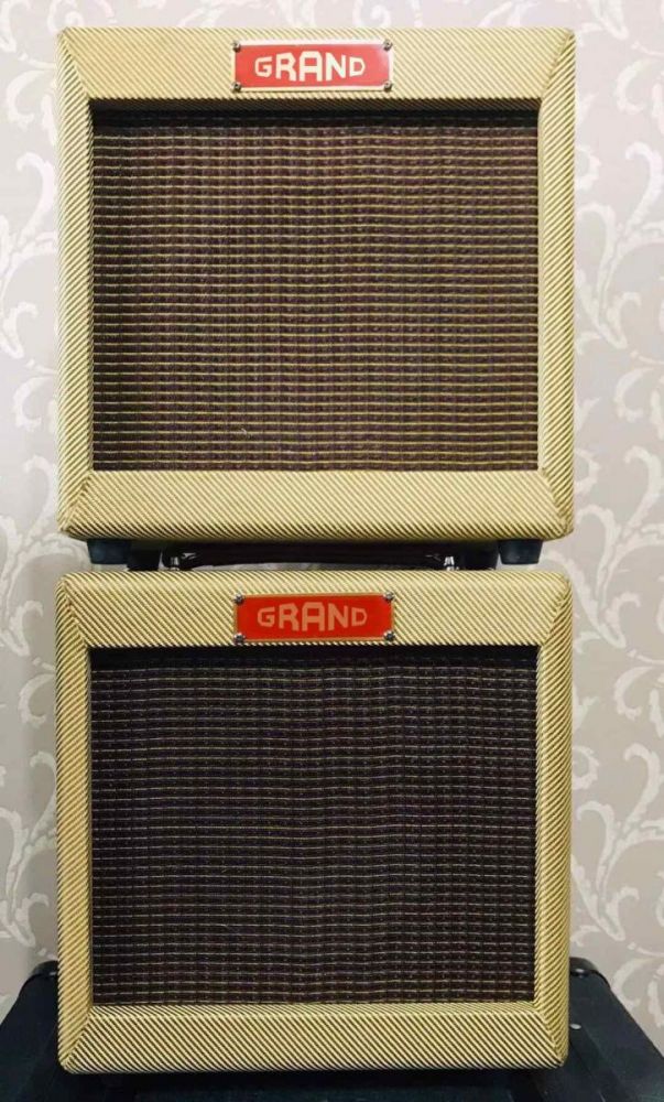 Custom Grand Princeton 5F2A Tweed Handwired Guitar Combo Amplifier, 5W with Celestion Speaker Control Volume Tone