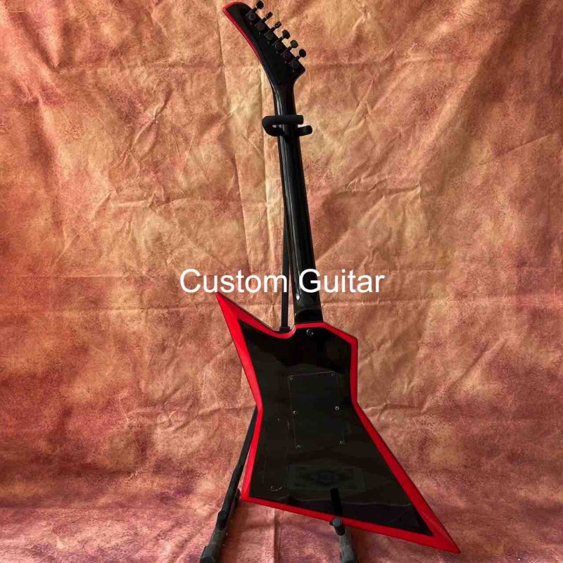 Custom Grand Hamer Scepter Pointy Bow Tie Electric Guitar 1986 Black