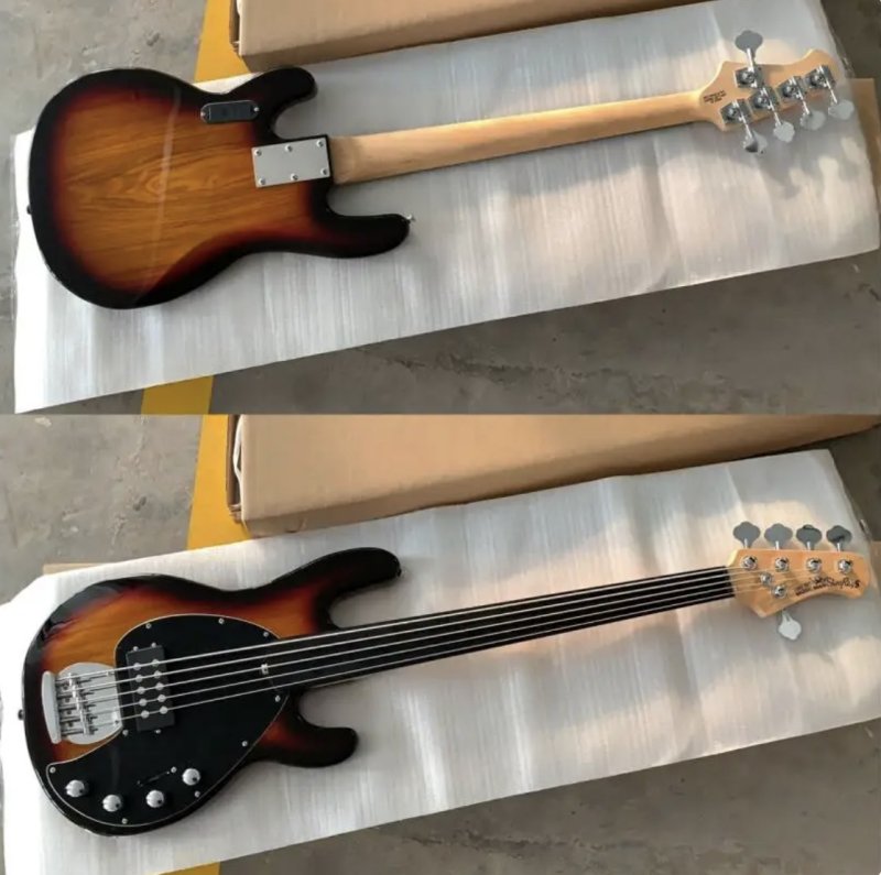 ESP LTD F-415FM 5-string Bass Guitar, See Thru Black | Bax Music