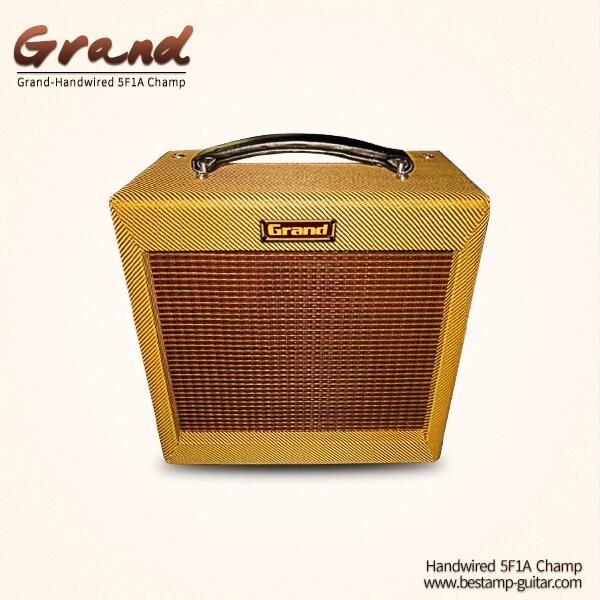Custom 5F1A 5F2A Fender Champ Style Hand Wired Guitar Amp Clean Tone Volume Overdrive 5W 8 Inch Celestion Speaker with Tubes 12A*7, 6V6, 6Z4 Rectifier