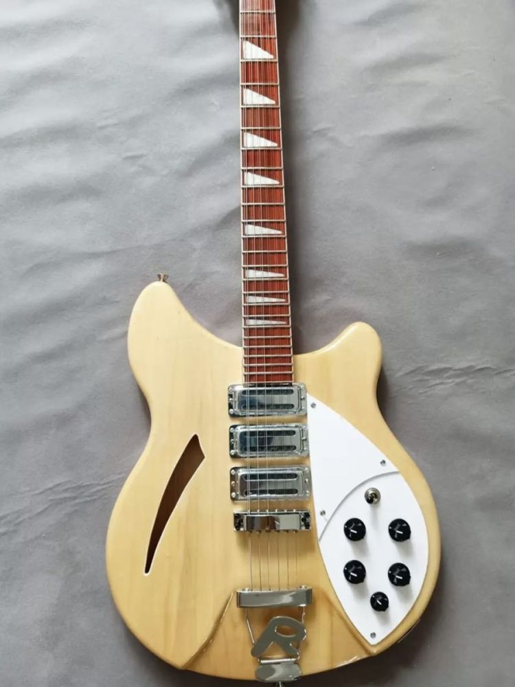 Custom 12 Strings Rick Style 370 Hollow Body Vintage Toaster Pickups