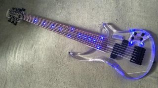 7 Strings Blue LED Lamp with Acrylic Body