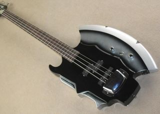 4-String Bass Guitar with Axe Signiture