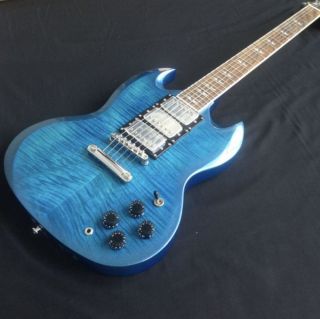 SG Guitar in Blue