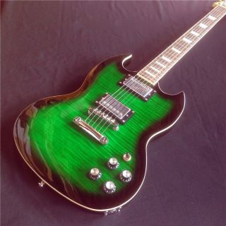 SG Guitar in Green