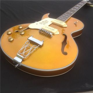 Double F hole Gold Hardware Electric Guitar