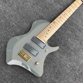 Custom 8 Strings Electric Guitar with Maple Fingerboard Gold Hardware