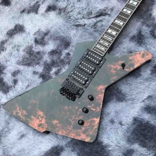 Custom Water Transfer Flamed Pattern Cover Electric Guitar for Ibanez