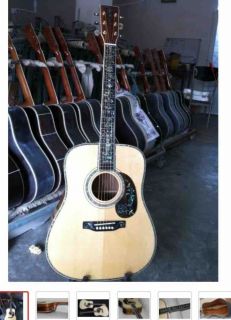 Custom All Solid Wood Top Quality Abalone Dreadnought Guitar Professional ALL SOLID KOA Acoustic Electric Guitar