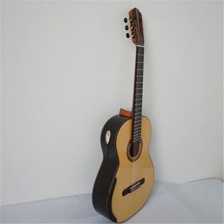 Custom Yulong Guo Double Top Guitar Master Concert Models Ziricote Back and Side AAAA All Solid Cedar Spruce Classic Guitar String Scale 650MM