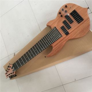 Custom Bass 8 Strings Natural Color Electric bass Guitar