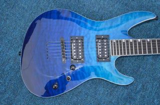 Custom Grand Electric Guitar 6 Strings Right Handed in Dark Blue Color