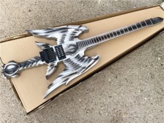 Custom Irregular Shape Angel Blade Wings Sword Electric Guitar
