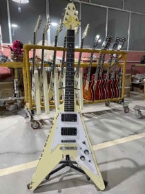 Custom Hetfield Metallica Heavy Relic Electric Guitar Kill em All Album Flying V Style Guitar
