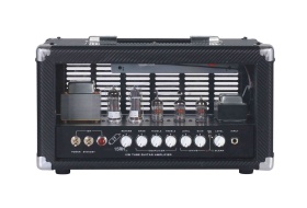 Custom Grand Value Amplifier Head 15W with 16 Ohm 12AX7-3, EL84-2 Effect Loops Blue light, custom faceplate, tolex style