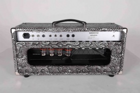 Custom SSS Steel String Singer Tone Deluxe Handwired Guitar Amp Head 100W with Snake Imported Tolex Vox Grill Cloth