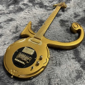Custom 2022 Irregular Special Body Electric Guitar in Gold Color