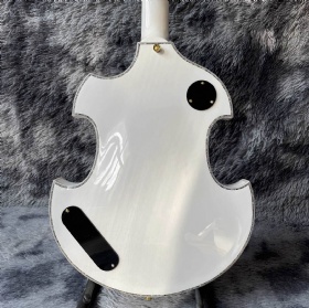 Custom irregular body shape abalone binding electric guitar with Bigsbys