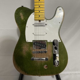Custom Aged Status Quo Electric Guitar in Green Color