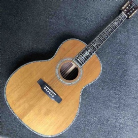 Custom Grand OOO Body 45 Style Cedar Top Acoustic Guitar 39 Inch Guitar