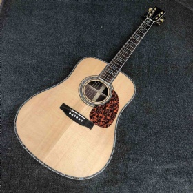 Custom Classic Folk 41 Inch Dreadnought Acoustic Guitar D45 MT Style