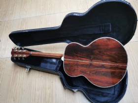 Custom AAAAA 5A Solid Cocobolo Back Side 43 Inch J200AA Acoustic Guitar with Abalone Binding