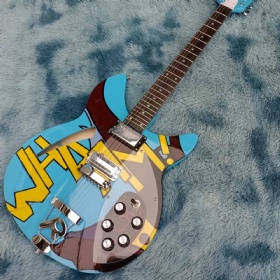 Custom Rickenback style Handpaint Electric Guitar