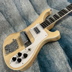 Custom Ricken 4003 Style Bass Electric Guitar, Burlywood Color, Rosewood Fingerboard, 4 Strings Guitarra, Accept Bass OEM