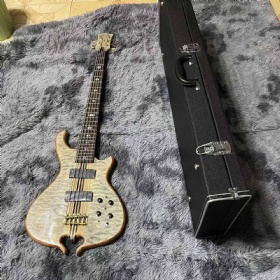 Custom Alembic Style Neck Through Body Mark King Signature Deluxe 5 Strings Electric Guitar Bass