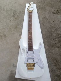 Custom Iban Style Electric Guitar OEM, fingerboard inlay, Floyd Rose Tremolo Bridge guitar