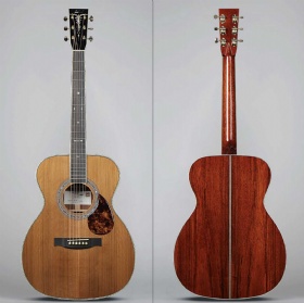 Custom OM limited all solid wood acoustic guitar cedar wood