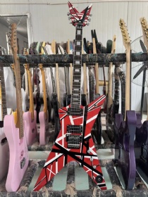 Custom Special Body Washburn Dimebag Darrell Red Black Stripes Electric Guitar High-end Electric Guitar