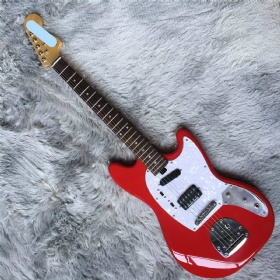 Customize 4 Strings Red Color Electric Guitar Bass