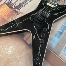 Custom Washburn Dean Body Style Electric Guitar with Tremolo bar HH Pickup
