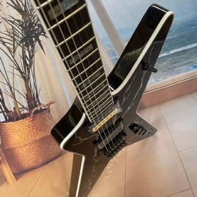 Custom Washburn Dean Body Style Electric Guitar with Tremolo bar HH Pickup